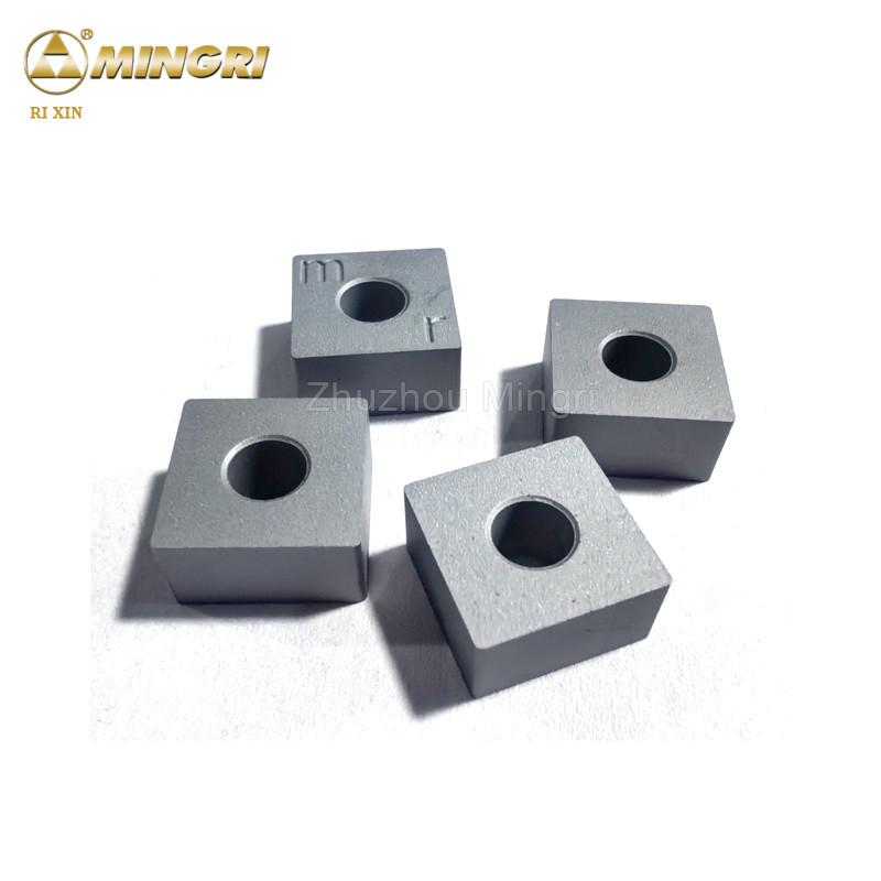12.7x12.7x6.5 Insertos de carburo de tungstênio HRA 85-90.5 Tripulados em Serra de Cadeia para Máquinas de Corte de Pedra