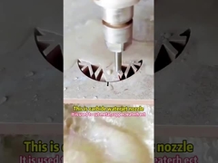 Bocal de corte por jato de água de carburo de tungsténio cimentado
